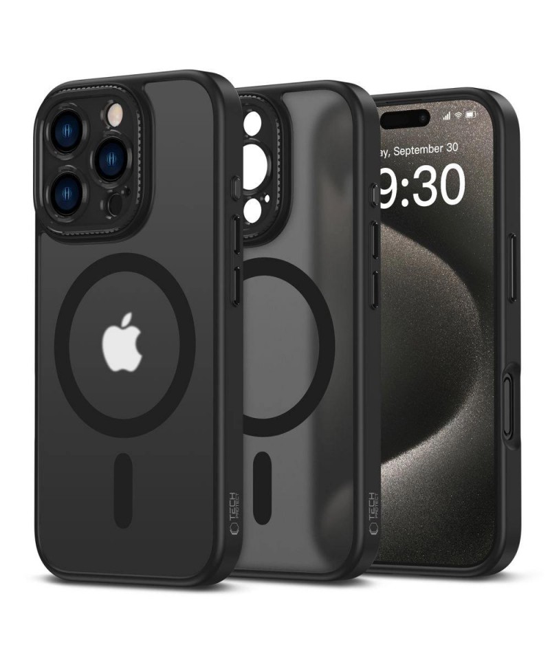 Tech-Protect MagCam MagSafe iPhone 16 Pro Max Case - Semi-Transparent