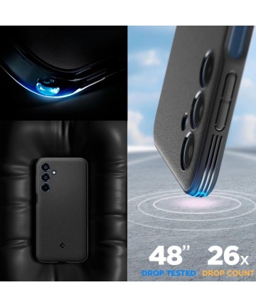 Spigen Essential SandBlast Case for Samsung Galaxy M35 5G - Black