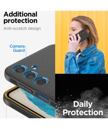 Spigen Essential SandBlast Case for Samsung Galaxy M35 5G - Black