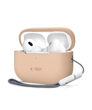 Tech-Protect Silicone Case for Apple AirPods Pro 1 / 2 - Beige