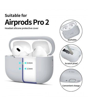 Tech-Protect Silicone Case for Apple AirPods Pro 1 / 2 - Gray