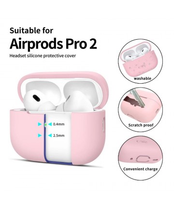 Tech-Protect Silicone Case for Apple AirPods Pro 1 / 2 - Pink
