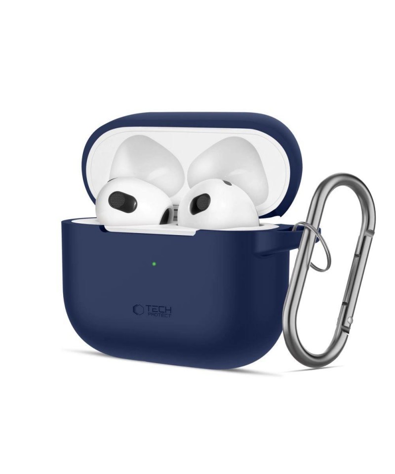 Tech-Protect Silicone Hook Case for Apple AirPods 3 - Blue