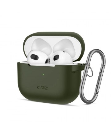 Tech-Protect Silicone Hook Case for Apple AirPods 3 - Green