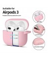 Tech-Protect Silicone Hook Case for Apple AirPods 3 - Pink