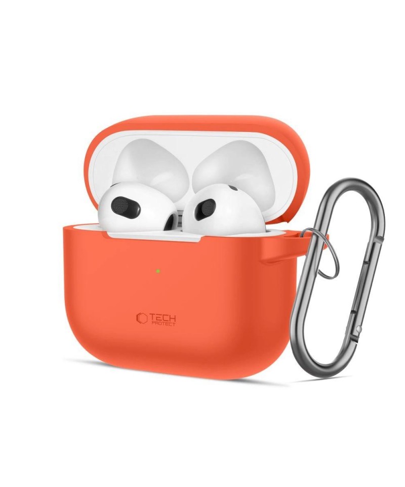 Tech-Protect Silicone Hook Case for Apple AirPods 3 - Orange