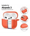 Tech-Protect Silicone Hook Case for Apple AirPods 3 - Orange