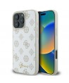 Guess Peony Script Logo MagSafe iPhone 16 Pro Case - White