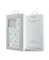 Guess Peony Script Logo MagSafe iPhone 16 Pro Case - White