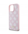 Guess Peony Script Logo MagSafe iPhone 16 Pro Case - Pink