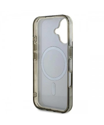 Guess IML 4G Background MagSafe iPhone 16 Plus Case - Brown