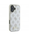 Guess Peony Script Logo MagSafe iPhone 16 Case - White