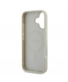 Guess Peony Script Logo MagSafe iPhone 16 Case - White