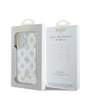 Guess Peony Script Logo MagSafe iPhone 16 Case - White