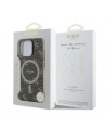 Guess IML 4G Background MagSafe Case for iPhone 16 Pro Max - Brown