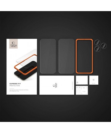 Tech-Protect Supreme Set tempered glass for iPhone 16 Pro - transparent (3 pcs.)