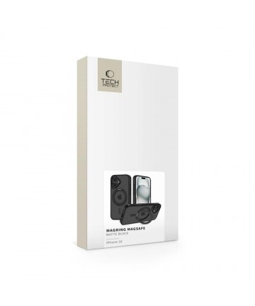 Tech-Protect MagRing MagSafe case for iPhone 16 - translucent