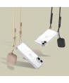 Tech-Protect FlexAir Chain MagSafe iPhone 16 Case - Clear + 2 Lanyards (Black & Taupe)