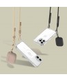 Tech-Protect FlexAir Chain MagSafe Case for iPhone 16 Pro Max - Clear + 2 Lanyards (Black and Taupe)