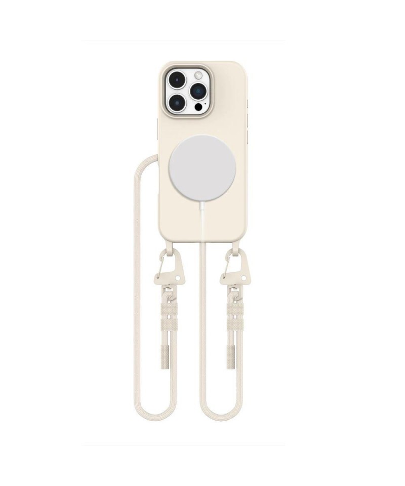 Tech-Protect MagNecklace MagSafe Case for iPhone 16 Pro Max - Beige