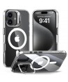 Tech-Protect MagStand MagSafe iPhone 16 Case - Clear