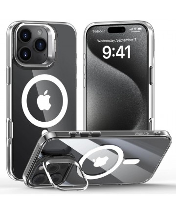 Tech-Protect MagStand MagSafe Case for iPhone 16 Pro - Clear