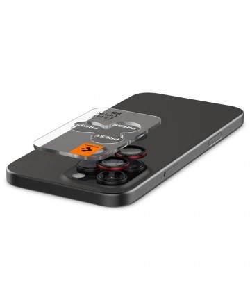 Spigen Optik Pro L-Series Glas.tR EZ Fit Tempered Glass for iPhone 14 Pro / Pro Max / 15 Pro / Pro Max / 16 Pro / 16 Pro Max / 1