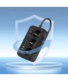 Tech-Protect PC3X6 Power Strip 3 Sockets 240V + 3xUSB-A + 3xUSB-C 200cm - Black
