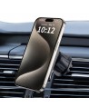 Tech-Protect MM15W-V6 15W Car Charger Holder with MagSafe for Dashboard and Air Vent - Black