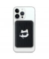 Karl Lagerfeld Powerbank inductive KLPB5FPGKSCHHK 16W 5000mAh black/black Choupette Head Pin MagSafe