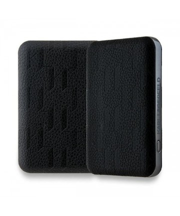 Karl Lagerfeld Powerbank inductive KLPB5FPGKSCHHK 16W 5000mAh black/black Choupette Head Pin MagSafe