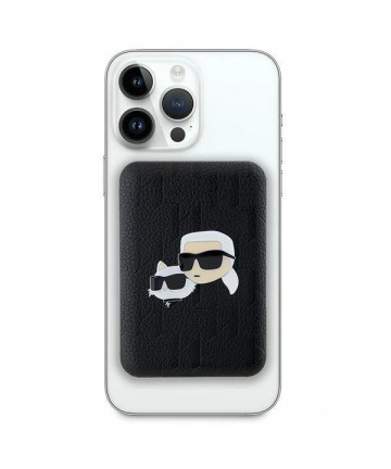 Karl Lagerfeld Powerbank inductive KLPB5FPGKSKCHK 16W 5000mAh black/black Karl&Choupette Head Pin MagSafe