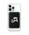 Karl Lagerfeld Powerbank inductive KLPB5FPGKSKCHK 16W 5000mAh black/black Karl&Choupette Head Pin MagSafe