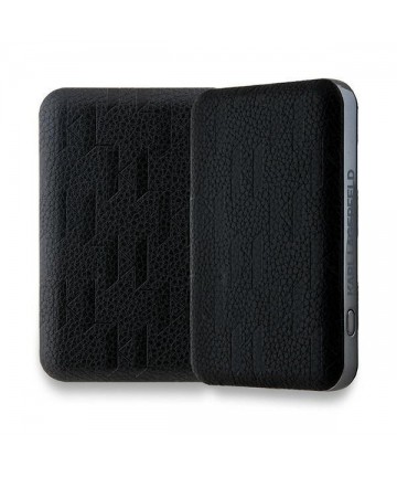 Karl Lagerfeld Powerbank inductive KLPB5FPGKSKCHK 16W 5000mAh black/black Karl&Choupette Head Pin MagSafe