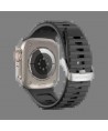 Decoded Ultra Traction Silicone Strap for Apple Watch 49 / 45 / 44 / 42 mm Gen 1-9 - SE - Black