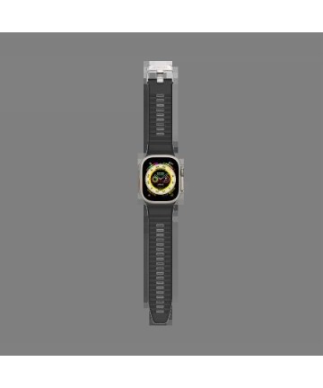 Decoded Ultra Traction Silicone Strap for Apple Watch 49 / 45 / 44 / 42 mm Gen 1-9 - SE - Black