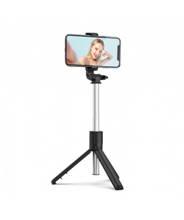 Selfie stick WRY1S telescopic tripod 0.7m for phone - black
