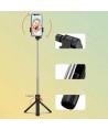 Selfie stick WRY1S telescopic tripod 0.7m for phone - black