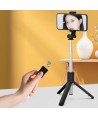 Selfie stick WRY1S telescopic tripod 0.7m for phone - black
