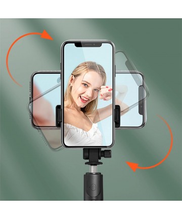 Selfie stick WRY1S telescopic tripod 0.7m for phone - black