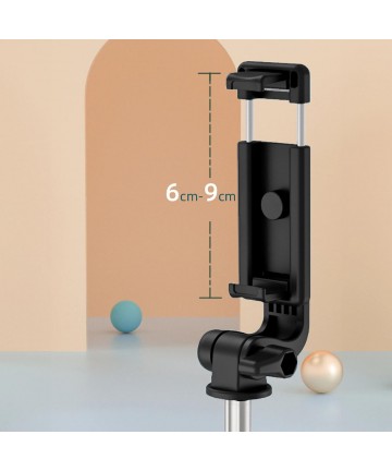 Selfie stick WRY1S telescopic tripod 0.7m for phone - black