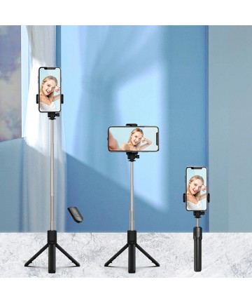 Selfie stick WRY1S telescopic tripod 0.7m for phone - black