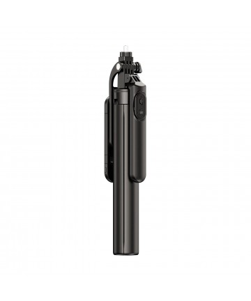 Selfie stick WH181D-Y1S 1.75m aluminum alloy telescopic tripod with dual lamp and phone holder - black