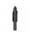 Selfie stick WH181D-Y1S 1.75m aluminum alloy telescopic tripod with dual lamp and phone holder - black
