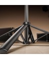 Selfie stick WH181D-Y1S 1.75m aluminum alloy telescopic tripod with dual lamp and phone holder - black