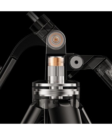 Selfie stick WH181D-Y1S 1.75m aluminum alloy telescopic tripod with dual lamp and phone holder - black