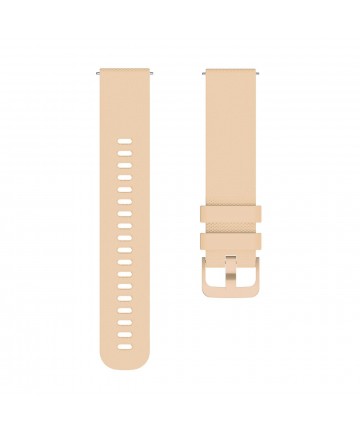 Silicone Strap for Huawei Watch GT2 / GT3 42mm - Beige