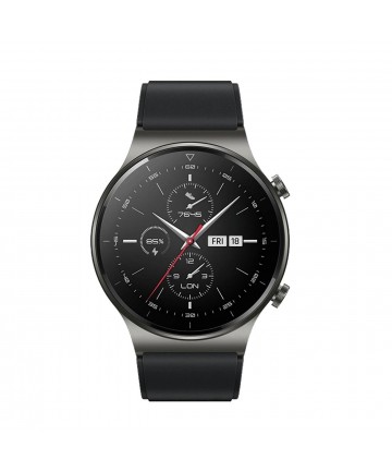 Silicone Strap for Huawei Watch GT 2 / 3 / 4 / 2 Pro / 3 Pro / 4 Pro / GT 2e - Black