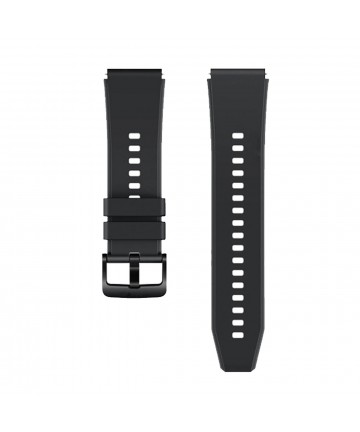 Silicone Strap for Huawei Watch GT 2 / 3 / 4 / 2 Pro / 3 Pro / 4 Pro / GT 2e - Black