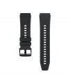 Silicone Strap for Huawei Watch GT 2 / 3 / 4 / 2 Pro / 3 Pro / 4 Pro / GT 2e - Black